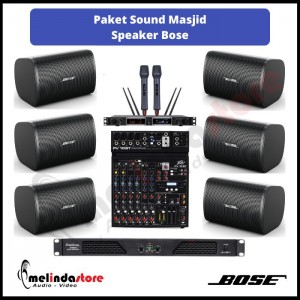 Paket Sound System Masjid Indoor Speaker Bose DM6SE | 6 Speaker